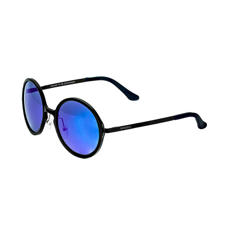 Corvus Polarized Sunglasses // Black Frame + Blue Lens