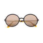 Corvus Polarized Sunglasses // Gunmetal Frame + Gold Lens