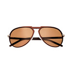 Nova Polarized Sunglasses // Brown Frame + Brown Lens