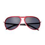 Breed Nova Sunglasses // Red Frame + Black Lens