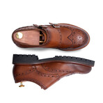 Siracusa Double Monk Strap // Honey (US: 9.5)