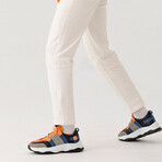 Finn Lace-Up Sneakers // Black + Gray (Euro: 44)