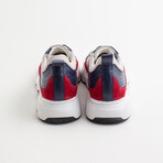 Parker Lace-Up Sneakers // Red + White + Black (Euro: 40)