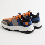 Finn Lace-Up Sneakers // Black + Gray (Euro: 44)