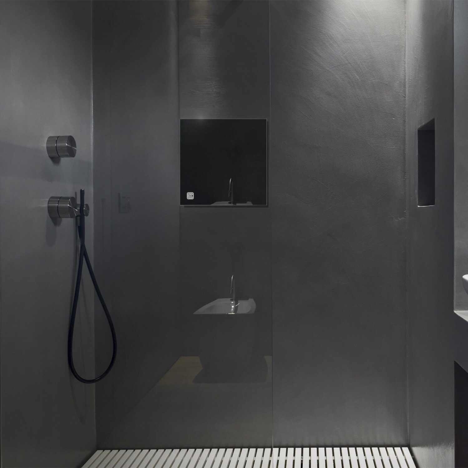 Clarity Wall Mount Fog Free Shower Mirror ClearMirror Touch of Modern