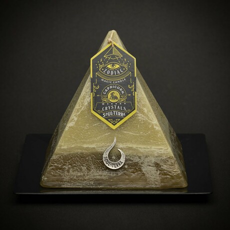 Capricorn Mystery Pyramid Candle