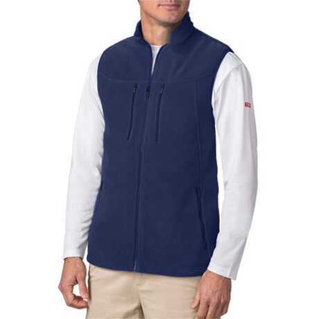 Men's Fireside Fleece Vest // Navy (S)