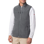 Men's Fireside Fleece Vest // Charcoal (M)