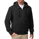 SCOTTeVEST Microfleece Hoodie // Black (M)