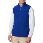 Men's Fireside Fleece Vest // Royal Blue (S)