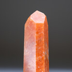 Genuine Polished Tangerine Quartz Point v.1