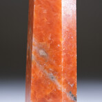 Genuine Polished Tangerine Quartz Point v.1