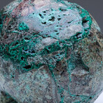 Large Polished Chrysocolla Skull Carving v.1