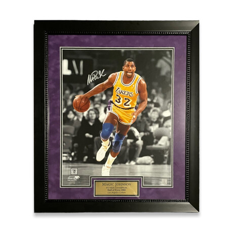 Magic Johnson // Los Angeles Lakers // Signed Photograph + Framed
