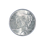 1928 Peace Dollar // PCGS Certified AU58 // Wood Presentation Box