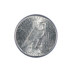 1928 Peace Dollar // PCGS Certified AU58 // Wood Presentation Box