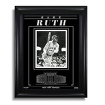 Babe Ruth // New York Yankees // Engraved Framed Photo