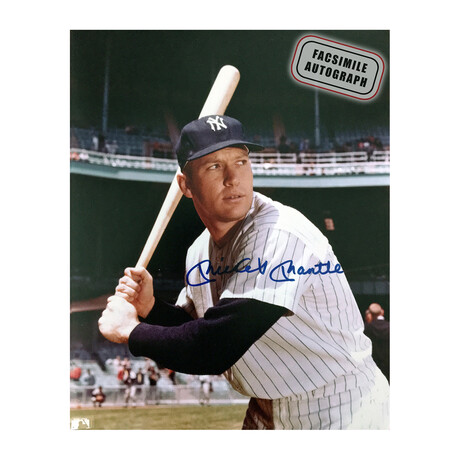 Mickey Mantle// New York Yankees // Facsimile Autographed