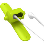 Snappy Earphone Cable Organizer // Green