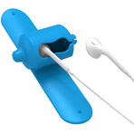 Snappy Earphone Cable Organizer // Blue
