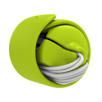 Snappy Earphone Cable Organizer // Green