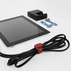 CLINGMAN // Cable Organizer // Blue Gray