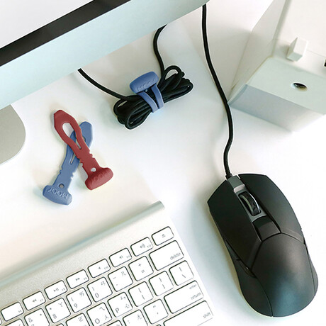 CLINGMAN // Cable Organizer // Blue Gray