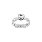 18K White Gold Diamond Cluster Ring // Ring Size: 7.5 // New