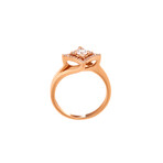 18K Rose Gold Diamond Ring // Ring Size: 6.5 // New