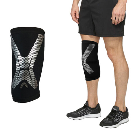 Dynamic Knee Support Sleeve // Silver (Medium)