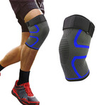 Knee Compression 2.0 Extra Support Sleeve With Gel Grip // Blue (Small)