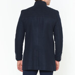 London Overcoat // Dark Blue (2X-Large)