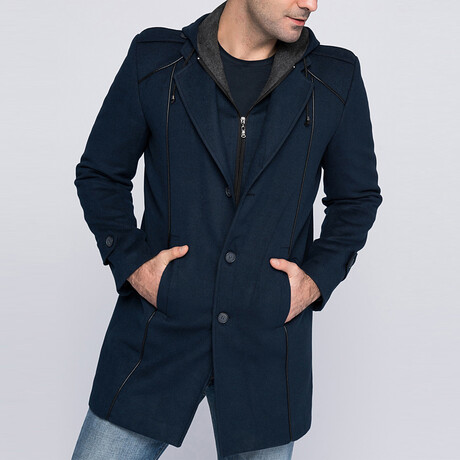 Paris Overcoat // Dark Blue (Medium)