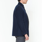 Seville Overcoat // Dark Blue (Small)
