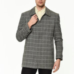 Bangkok Coat // Patterned Gray (Small)