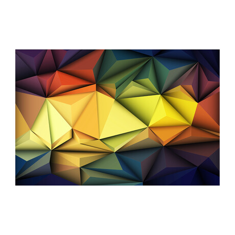 Paper Rainbow (16"H x 24"W x 1.8"D)