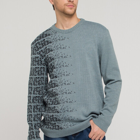 Arlo Sweater // Pale Blue + Anthracite (XS)