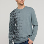 Arlo Sweater // Pale Blue + Anthracite (M)