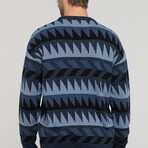 Maddox Sweater // Blue (XL)
