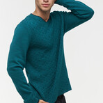 Ashton Sweater // Dark Turquoise (XS)