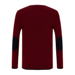 Lucas V-Neck Sweater // Bordeaux (S)