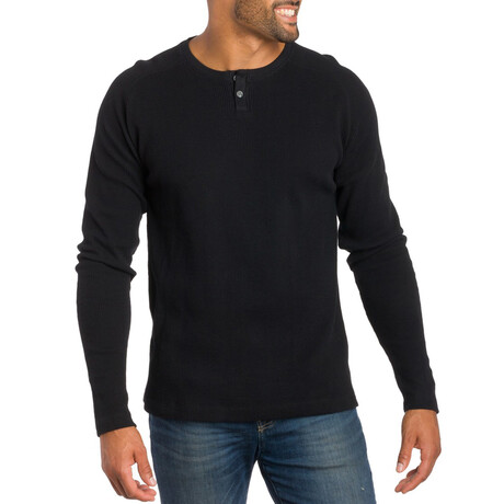 Lyon Long Sleeve Shirt // Black (S)