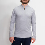 Discovery Quarter Zip Pullover // Light Heather (2XL)