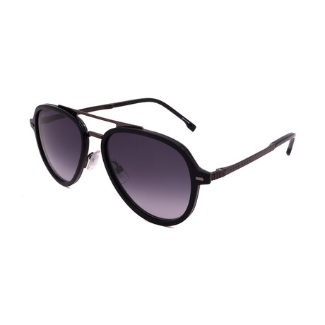 Hugo Boss // Men's 1055-S-807 Sunglasses // Black + Gray