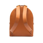 Circular Backpack // Medium // Terracotta + Gold Zipper