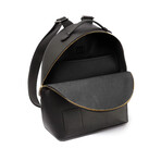 Circular Backpack // Medium // Black + Gold Zipper