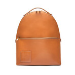Circular Backpack // Medium // Terracotta + Gold Zipper