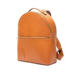 Circular Backpack // Medium // Terracotta + Gold Zipper