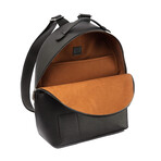 Circular Backpack // Medium // Black + Gunmetal Zipper