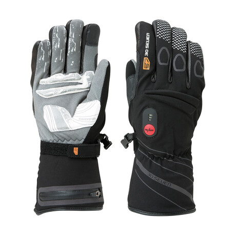 Heated Waterproof Gloves + Grip // Black (2X-Small)